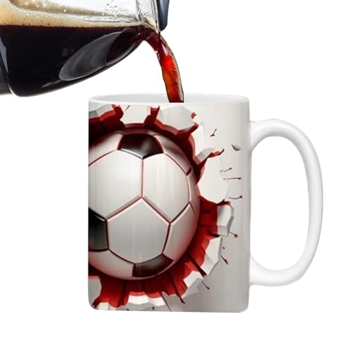 Kioriur Keramiktasse Kugel Loch in einer Wandtasse | 350 ml Effekt-Kaffeetasse flach - Keramiktasse in leuchtenden Farben - Teetasse aus Keramik für Kaffee, Tee, Getränke Kioriur Keramiktasse Kugel Loch in einer Wandtasse | 350 ml Effekt-Kaffeetasse flach - Keramiktasse in leuchtenden Farben - Teetasse aus Keramik für Kaffee, Tee, Getränke von Kioriur