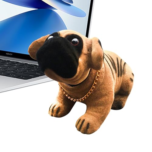 Kioriur Schütteln Sie den Hund für das Auto, schütteln Sie das Auto für den Hund, Statuen von wackeligen Welpen – Dekoration mit Puppenköpfen aus Kunstharz, simulierte zitternde Welpen, beflockt, für Kioriur Schütteln Sie den Hund für das Auto, schütteln Sie das Auto für den Hund, Statuen von wackeligen Welpen – Dekoration mit Puppenköpfen aus Kunstharz, simulierte zitternde Welpen, beflockt, für von Kioriur