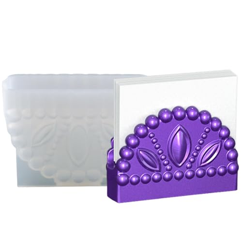 Kioriur Silikonform für Taschentuch-Aufbewahrungsbox, Schmuckbox, Kunstharz, Silikonform, Schmuck, Aufbewahrung, Epoxidharz, Handtuchhalter, Form – Geschenkbox von Kioriur