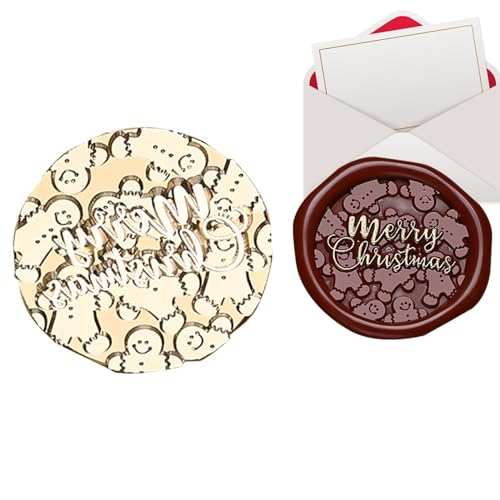 Wachsstempel für Weihnachts-Siegel, wiederverwendbar, für Weihnachtskarten, Hochzeitsgrußkarten Wachsstempel für Weihnachts-Siegel, wiederverwendbar, für Weihnachtskarten, Hochzeitsgrußkarten von Kioriur