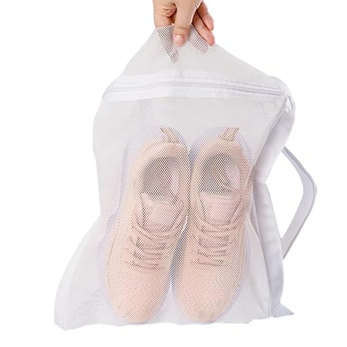 Wäschesäcke für Schuhe – Schuhbeutel, Wäschesäcke aus Netzstoff, zum Trocknen von Schuhen, robust, glatte Wäschesäcke mit Verschluss Wäschesäcke für Schuhe – Schuhbeutel, Wäschesäcke aus Netzstoff, zum Trocknen von Schuhen, robust, glatte Wäschesäcke mit Verschluss von Kioriur