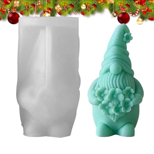 Weihnachtskerzenform Weihnachtsmann, Weihnachtszwergform | Weihnachtskerzenform des Weihnachtsmanns | Epoxidharzform Gnome, Gießform aus Kunstharz Weihnachtskerzenform Weihnachtsmann, Weihnachtszwergform | Weihnachtskerzenform des Weihnachtsmanns | Epoxidharzform Gnome, Gießform aus Kunstharz von Kioriur