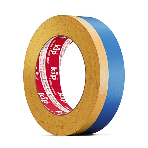 Kip 367 Multi-Tape – 2 in 1 Washi-Tec und Gewebeband zum Maskieren, Schützen & Verputzen 30 mm / 20 mm x 25 m | Abdeckband & Putzerband für Wandfarbe, Acryl, Spachtelmasse, Streichen und Lackieren von kip