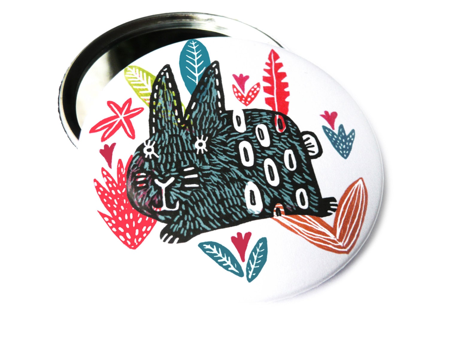 Häschen, Hase, Osterhase. Taschenspiegel, Button, Magnet Oder Flaschenöffner Häschen, Hase, Osterhase. Taschenspiegel, Button, Magnet Oder Flaschenöffner von KirschbluetenTsunami