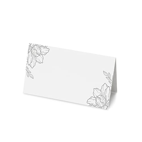 Floral Leafy Namens-Tischkarten 50 Stück - Namens-Tischkarte Dekoration für Hochzeiten und Partys von Kirsten McMillan