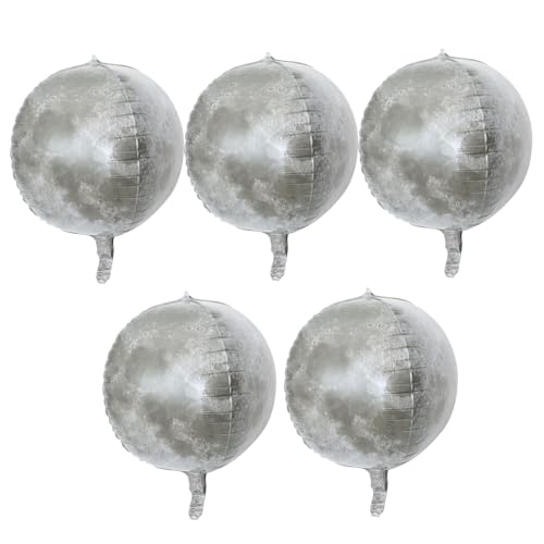 5Stücke Moon Pattern Aluminiumfolie Luftballons Planeten Themen Party Dekoration für Geburtstagsfeiern und Wissenschaftspartys Langlebige und Lebendige Farben 5Stücke Moon Pattern Aluminiumfolie Luftballons Planeten Themen Party Dekoration für Geburtstagsfeiern und Wissenschaftspartys Langlebige und Lebendige Farben von Kisangel