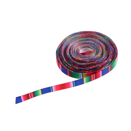 Kisangel 1 Rolle Mexikanisches Band Mexikanischer Stoff Mexikanische Fiesta Bänder Mexikanische Ornamente Serape Band Mexikanisches Geschenkpapier Mexikanisches Abschlussband von Kisangel