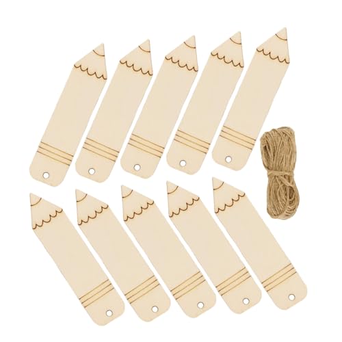 Kisangel 1 Satz Hölzernes Lesezeichen Diy-lesezeichen-kit Markieren Bretter Markierungen Etikett Basteln Leerzeichen Handwerk Lesezeichen Quasten Khaki Hanfseil 20 Stück Kisangel 1 Satz Hölzernes Lesezeichen Diy-lesezeichen-kit Markieren Bretter Markierungen Etikett Basteln Leerzeichen Handwerk Lesezeichen Quasten Khaki Hanfseil 20 Stück von Kisangel