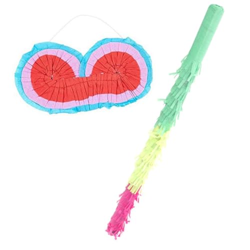Kisangel 1 Satz Piñata mit Bunten Augenmasken Teiliges für Kinderpartys Geburtstagsfeiern und Lustige Pinata Spiele Leicht Sicher und Stabil für Unvergesslichen Spaß von Kisangel