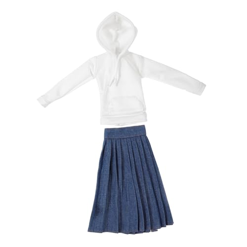 Kisangel 1 Satz Puppenkleidung puppenjacke Puppen Kleidung Puppenhemd Puppenbekleidung Puppenfreizeitkleidung austauschbares Puppen-Camisole-Kleid Puppen-Outfits Puppen-Hoodie Stoff von Kisangel