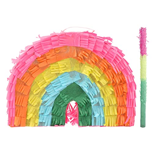 Kisangel 1 Satz Regenbogen-Piñata Party für Dekorationen Die Süßigkeiten-Piñata Kinderdekor Piñata Sticks Pinata- Piñata-Sticks geburtstagsfeier versorgung Papier Bunt Kisangel 1 Satz Regenbogen-Piñata Party für Dekorationen Die Süßigkeiten-Piñata Kinderdekor Piñata Sticks Pinata- Piñata-Sticks geburtstagsfeier versorgung Papier Bunt von Kisangel