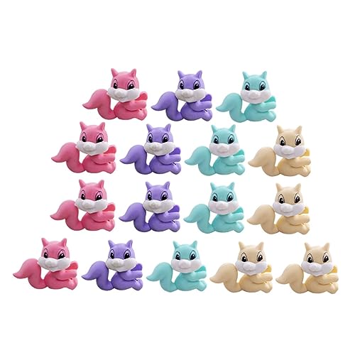 Kisangel 1 Satz Teiliges Cartoon Eraser Squirrel Für Lustige Radiergummis Für Schule Und Zuhause Tpr Radiergummis Farben Zufällig Zufällige Farbe 16 Stück von Kisangel