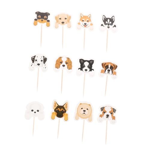 Kisangel 1 Satz Teiliges Hunde Geburtstag Tortenaufleger Aus Hochwertigem Papier Mit Zahnstocher Und Kleber Niedliche Haustier Deko Für Welpen Party Und Kuchen Einfach Anzubringen 36 Stück Kisangel 1 Satz Teiliges Hunde Geburtstag Tortenaufleger Aus Hochwertigem Papier Mit Zahnstocher Und Kleber Niedliche Haustier Deko Für Welpen Party Und Kuchen Einfach Anzubringen 36 Stück von Kisangel