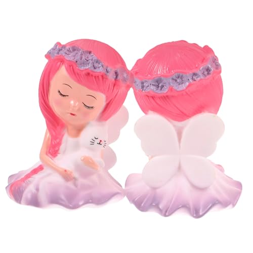 Kisangel 1 Satz Wreath Figuren Tischdekoration Für Kuchen Und Blumengirlande Und Statue Für Tortenverzierung Und Raumdekoration 2 Stück von Kisangel