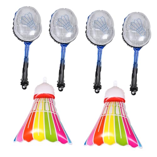 Kisangel 1 Set Leichte Badmintonballons Für Partydekorationen Tragbare Aufblasbare Aluminiumfolie Badminton Für Kindergeburtstagsfeiern Sportstballons Sportthemen von Kisangel