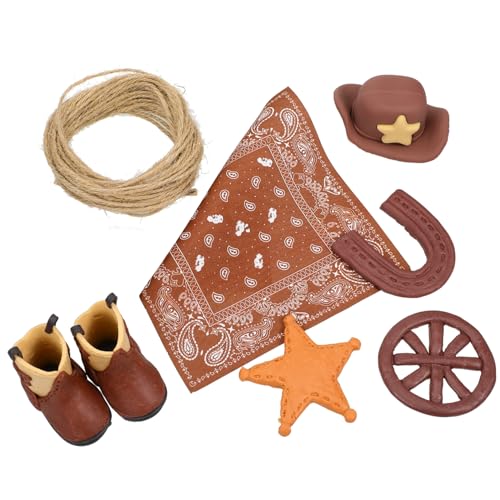 Kisangel 1 Set Party Kuchendekoration Cowgirl Kuchendekor Cowboy Kuchendekor Western Kuchendekor Cowboy Dusche Dekorationen Western Party Dekorationen Cowgirl Kuchenaufsatz Kunststoff von Kisangel