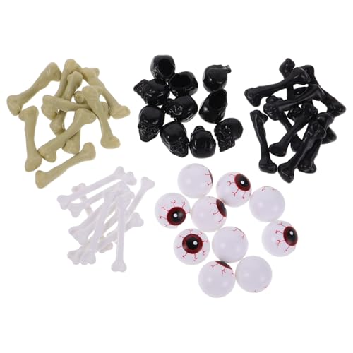 Kisangel 1 Set realistische Halloween-Streich-Requisiten – realistische Totenköpfe, Skelette, Augäpfel, Requisiten für Halloween, Bar, Zuhause, Tischdekoration Kisangel 1 Set realistische Halloween-Streich-Requisiten – realistische Totenköpfe, Skelette, Augäpfel, Requisiten für Halloween, Bar, Zuhause, Tischdekoration von Kisangel