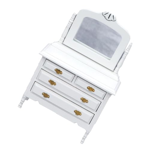 Kisangel 1 Stück Kommode Modell Miniatur Puppe holzmöbel Dollhouse Furniture minikühlschrank Kleiner Schminktisch Kleines Hausdekor Mini Möbel Mini Schminktisch hölzern Weiß Kisangel 1 Stück Kommode Modell Miniatur Puppe holzmöbel Dollhouse Furniture minikühlschrank Kleiner Schminktisch Kleines Hausdekor Mini Möbel Mini Schminktisch hölzern Weiß von Kisangel