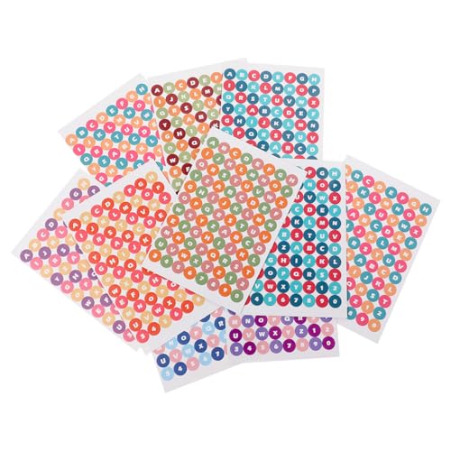 Kisangel 10 Blatt Diy Dekorationsaufkleber Selbstklebende Sticker mit Bunten für Scrapbooking Tagebuch Planner und Kreative Handwerksprojekte und Langlebig von Kisangel