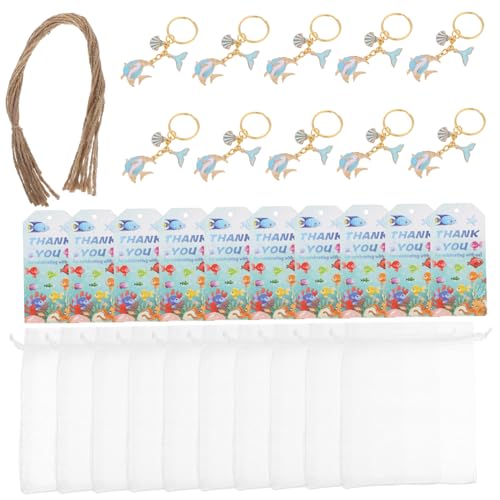 Kisangel 10 Sätze Schlüsselanhänger mit Meeresmotiv Partygeschenke zum Thema Meerjungfrau Schlüsselanhänger in Fischform Niedliche Schale -Geldbeutel -Schlüsselbund Papier Himmelblau Kisangel 10 Sätze Schlüsselanhänger mit Meeresmotiv Partygeschenke zum Thema Meerjungfrau Schlüsselanhänger in Fischform Niedliche Schale -Geldbeutel -Schlüsselbund Papier Himmelblau von Kisangel