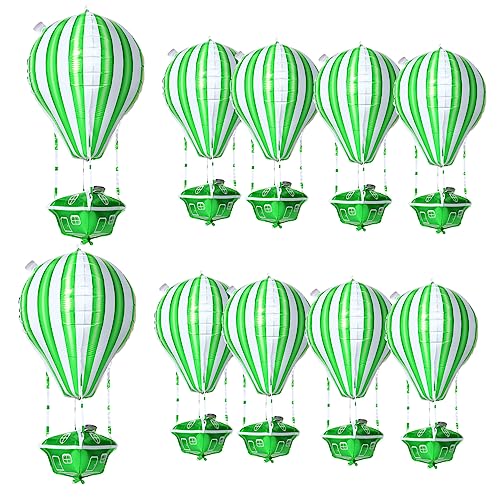 Kisangel 10 Stück Heißluft Dekorationen Für Mädchen Geburtstag Con Metallic Luftballons Blau Und Party Kommunion Kinderdekor Für Daisy Kinderspielzeug Aluminiumfolie Grün Kisangel 10 Stück Heißluft Dekorationen Für Mädchen Geburtstag Con Metallic Luftballons Blau Und Party Kommunion Kinderdekor Für Daisy Kinderspielzeug Aluminiumfolie Grün von Kisangel