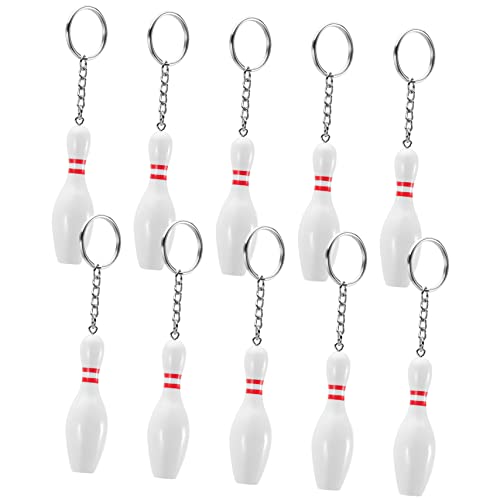 Kisangel 10 Stück Kreative Bowling Schlüsselanhänger Sportliche Souvenirs aus Dekorative Mini Bowling Anhänger für Geburtstagsfeiern und Events Kisangel 10 Stück Kreative Bowling Schlüsselanhänger Sportliche Souvenirs aus Dekorative Mini Bowling Anhänger für Geburtstagsfeiern und Events von Kisangel