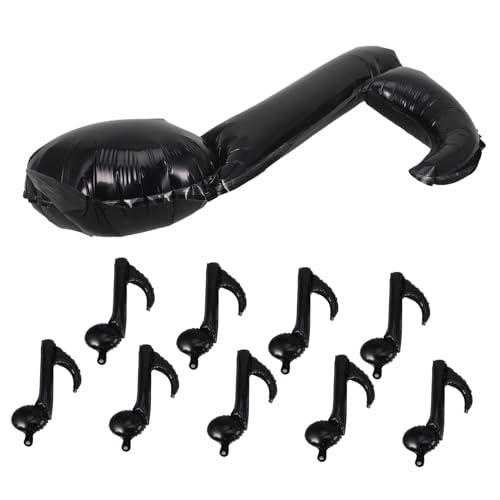 Kisangel 10 Stück Musiknotenballon Musical Ö LED luftballons deko Konzertballons Partygeschenk Partyballons Geburtstagsfeier Party Gefälligkeiten Aluminiumfolie Black Kisangel 10 Stück Musiknotenballon Musical Ö LED luftballons deko Konzertballons Partygeschenk Partyballons Geburtstagsfeier Party Gefälligkeiten Aluminiumfolie Black von Kisangel