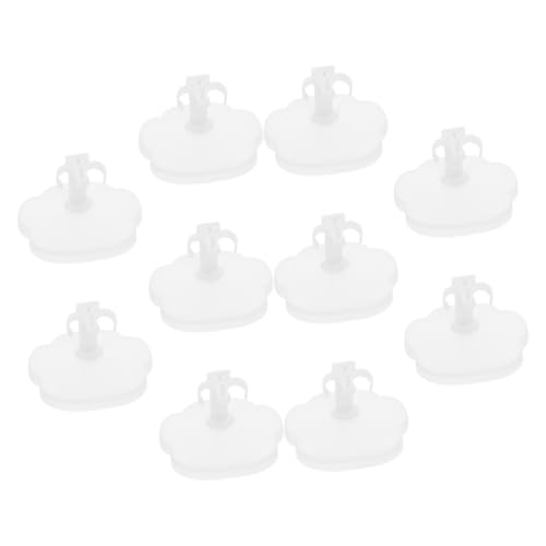 Kisangel 10 Stück Puppenständer einfach Anzeige Steht drinnen Vertikale Dolly groß Actionfigurenständer Puppenhalterung Stützständer für Puppen Spielzeugständer Plastik Weiß von Kisangel