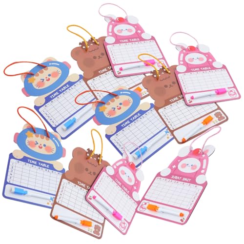 Kisangel 10 Stück Schreib Graffiti Zeichenbrett Kritzelblock Whiteboard Mädchen Kinderstaffelei Kleinkind Aktivitäten Tablet Für Whiteboard Für Zeichenblock Für Papier von Kisangel