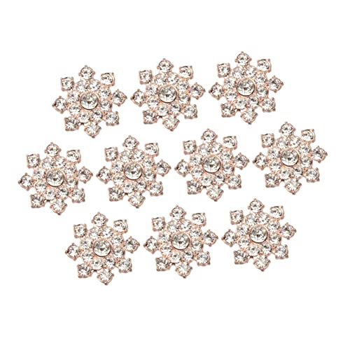 Kisangel 10 Stück Sonnenblumen Patch -Accessoires DIY-Accessoire-Anhänger legierte Ornamente DIY Schmuckzubehör DIY Schmuck Strass Schmuck DIY Accessoire Golden von Kisangel