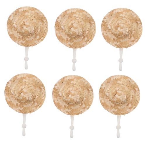 Kisangel 10 Stück Teiliges Handgewebter Mini Strohhüte mit Kinnriemen Kleine Sombrero Puppenhüte Langlebige DIY Puppenhaus-deko Vielseitig für Verschiedene Puppen Geeignet Kisangel 10 Stück Teiliges Handgewebter Mini Strohhüte mit Kinnriemen Kleine Sombrero Puppenhüte Langlebige DIY Puppenhaus-deko Vielseitig für Verschiedene Puppen Geeignet von Kisangel