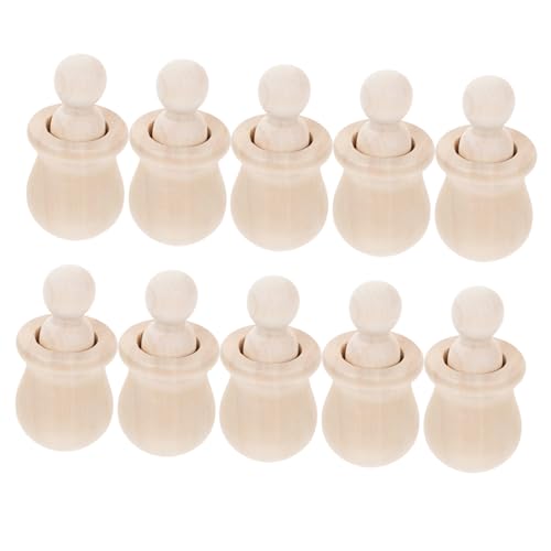 Kisangel 10 Stück Teiliges Naturbelassene Unbemalte Holzfiguren zum Bemalen DIY Bastelset für Pädagogisches Malspielzeug Kreative Holzpuppen für Dekoration und Geschenk Kisangel 10 Stück Teiliges Naturbelassene Unbemalte Holzfiguren zum Bemalen DIY Bastelset für Pädagogisches Malspielzeug Kreative Holzpuppen für Dekoration und Geschenk von Kisangel