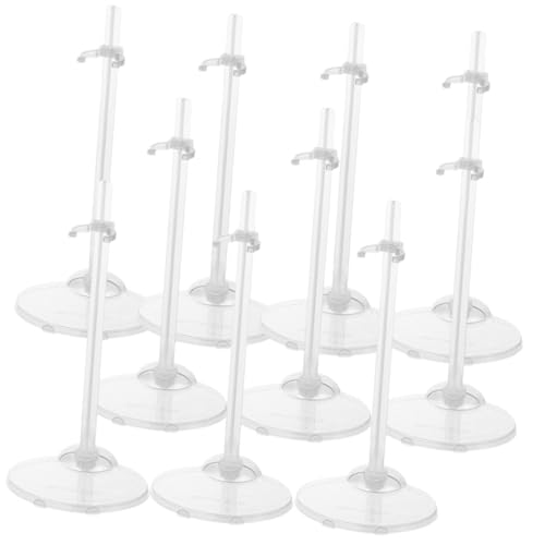Kisangel 10 Stück Teiliges Transparente Puppenständer mit Taillenstütze Stabile Kunststoff Doll Model Supports für Effektive Aufbewahrung und Ansprechende Präsentation von Puppen Regal Kisangel 10 Stück Teiliges Transparente Puppenständer mit Taillenstütze Stabile Kunststoff Doll Model Supports für Effektive Aufbewahrung und Ansprechende Präsentation von Puppen Regal von Kisangel