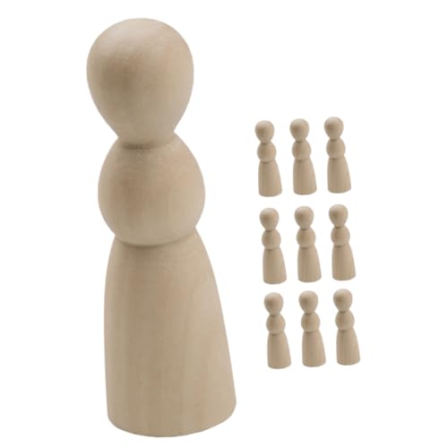 Kisangel 10 Stück Unbemalte Holzpuppen DIY Malen Basteln Blanke Holzfiguren zum Bemalen für Kunsthandwerk Dekorative Holzpuppen für Kreative Geschenkideen und Wohnaccessoires Kisangel 10 Stück Unbemalte Holzpuppen DIY Malen Basteln Blanke Holzfiguren zum Bemalen für Kunsthandwerk Dekorative Holzpuppen für Kreative Geschenkideen und Wohnaccessoires von Kisangel