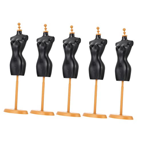 Kisangel 10 Teiliges Puppenständer für Kleider Mannequin Halter für Puppenmode für Kinderzimmer und Puppenhaus Dekoration von Kisangel