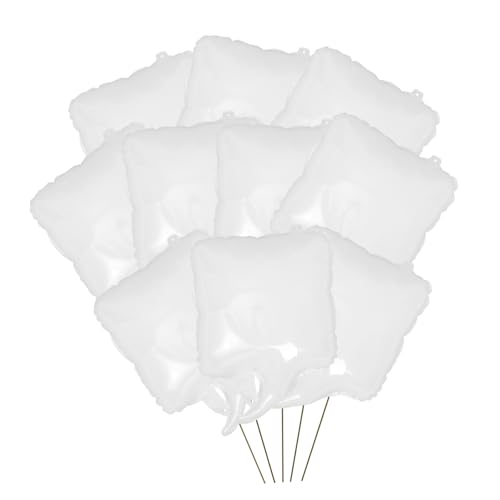 Kisangel 10 Weiße Quadratische Folienballons: Blanko-aluminiumballons Zum Selbermachen – Wiederverwendbare Dekoration Für Geburtstags-, Hochzeits- Und Partydekorationen Kisangel 10 Weiße Quadratische Folienballons: Blanko-aluminiumballons Zum Selbermachen – Wiederverwendbare Dekoration Für Geburtstags-, Hochzeits- Und Partydekorationen von Kisangel