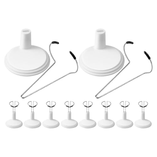 Kisangel 10-teiliger Actionfigurenständer: Actionfiguren-Displayhalter – Verstellbarer Sammlungsschaukasten, Metallstütze, Puppenständer von Kisangel