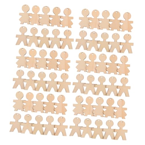 Kisangel 100 Stück Holzfiguren Junge Mädchen Formen DIY Basteln Holzscheiben Unbehandelt Robuste Holzornamente Für Familien Bastelprojekte Party Deko Kreativspaß Kisangel 100 Stück Holzfiguren Junge Mädchen Formen DIY Basteln Holzscheiben Unbehandelt Robuste Holzornamente Für Familien Bastelprojekte Party Deko Kreativspaß von Kisangel