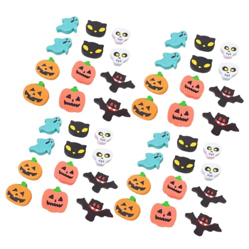 Kisangel 100 Stück Mini Radiergummis Süßem Design Halloween Partygeschenke Verschiedene Formen Tpr Material für Schule Büro und Bastelarbeiten von Kisangel