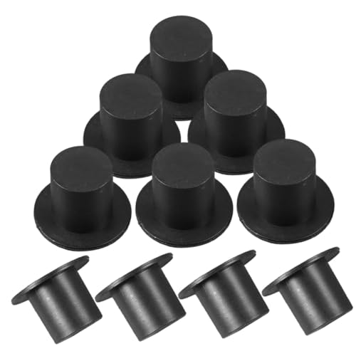 Kisangel 100 Stück Miniatur Puppenhüte Mini Zylinderhüte für Bastelprojekte und Dekoration Schwarz für Schneemann und DIY Doll Accessoires Kisangel 100 Stück Miniatur Puppenhüte Mini Zylinderhüte für Bastelprojekte und Dekoration Schwarz für Schneemann und DIY Doll Accessoires von Kisangel