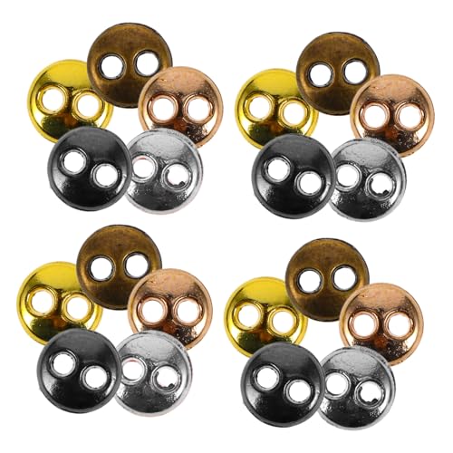 Kisangel 100 Stück Puppenknöpfe Plüschpuppenkleidung Zubehör für Babypuppen dekorative Knöpfe zum Basteln Mini-Knopfnadeln Kleidung für wiedergeborene Babypuppen Metall von Kisangel