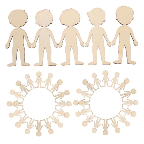 Kisangel 100 Stück Unlackierte Holzfiguren für Diy Bastelmaterial zum Malen Kreative Holzscheiben für Heim und Schulprojekte Fördert Künstlerische Fähigkeiten und Fantasie Kisangel 100 Stück Unlackierte Holzfiguren für Diy Bastelmaterial zum Malen Kreative Holzscheiben für Heim und Schulprojekte Fördert Künstlerische Fähigkeiten und Fantasie von Kisangel