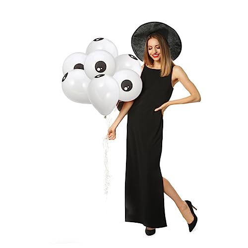 Kisangel 100Stücke Halloween Augenballons Dekorative Luftballons aus Dickem Latex Wiederverwendbar für Partys und Feiern für Halloween Dekorationen Langlebig und Praktisch Kisangel 100Stücke Halloween Augenballons Dekorative Luftballons aus Dickem Latex Wiederverwendbar für Partys und Feiern für Halloween Dekorationen Langlebig und Praktisch von Kisangel