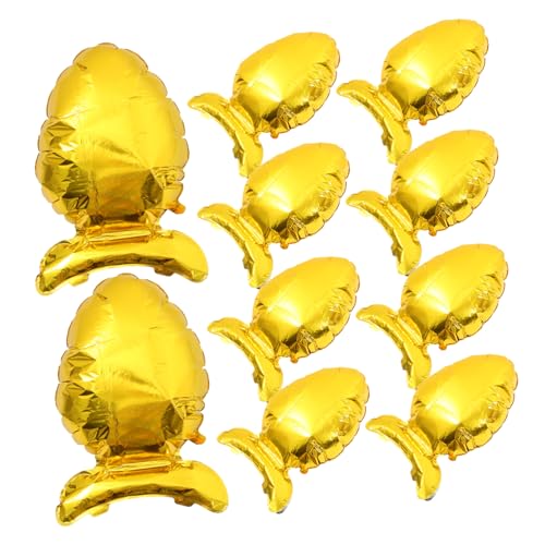 Kisangel 10Stücke Frühlingsparty Dekoration Osterballons Form Von Stehenden Ostereiern Aus Aluminiumfolie Partyzubehör Für Osterfeiern Und Frühlingsfeste von Kisangel