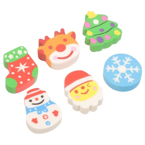Kisangel 10Stücke Radiergummis Cartoon Weihnachtsgeschenke Für Praktische Radierer Bunten Designs Für Schule Und Weihnachten Partyzubehör Und Belohnungen Kisangel 10Stücke Radiergummis Cartoon Weihnachtsgeschenke Für Praktische Radierer Bunten Designs Für Schule Und Weihnachten Partyzubehör Und Belohnungen von Kisangel