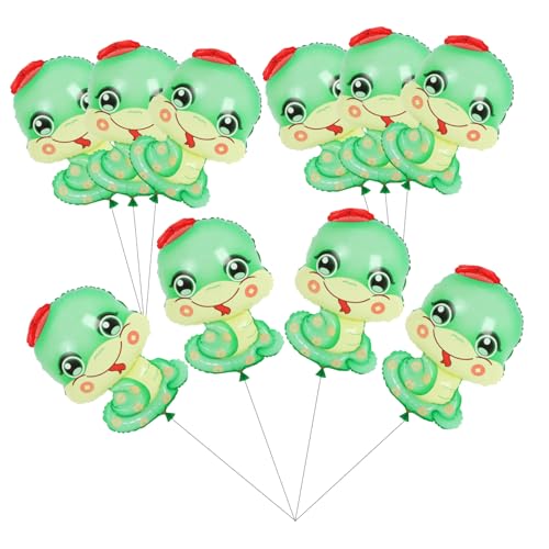 Kisangel 10Stücke Schlangen Folienballons Lustige Luftballons für Neujahr Geburtstag Babyparty und Frühlingsfest Langlebige Deko für Unvergessliche Feiern Kisangel 10Stücke Schlangen Folienballons Lustige Luftballons für Neujahr Geburtstag Babyparty und Frühlingsfest Langlebige Deko für Unvergessliche Feiern von Kisangel