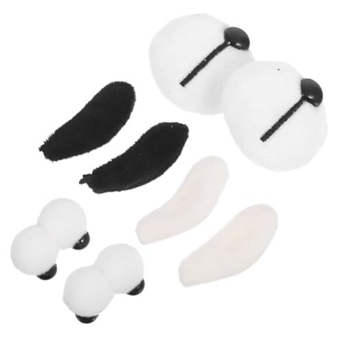 Kisangel 10er Set Hunde-Patches: Plüschaugen, Augenbrauen, Nase, Stickpatches, Applikationen, Puppenspielzeug für DIY-Bastelarbeiten, Tierhüte, Taschen, Jacken, Handtaschen, Strandtaschen, Kleidung Kisangel 10er Set Hunde-Patches: Plüschaugen, Augenbrauen, Nase, Stickpatches, Applikationen, Puppenspielzeug für DIY-Bastelarbeiten, Tierhüte, Taschen, Jacken, Handtaschen, Strandtaschen, Kleidung von Kisangel