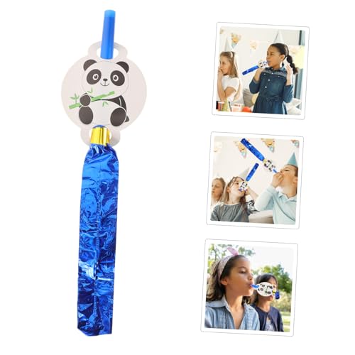 Kisangel 12 Stück Panda Thema Blasender Drache Party Hörner Gebläsehorn Geräuschmacher Gebläsehorn Pfeifen Party Gebläse Blowouts Krachmacher Blashorn Krachmacher Blashorn von Kisangel
