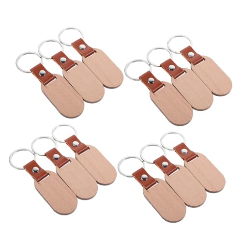 Kisangel 12 Stück Schlüsselanhänger Rohlinge Aus Holz DIY Basteln Von Unbehandelten Erkennungsmarken Aus Holz – Blanko Haustiermarken Für Hunde Und Katzen – Leichtgewichtig Gravieren Kisangel 12 Stück Schlüsselanhänger Rohlinge Aus Holz DIY Basteln Von Unbehandelten Erkennungsmarken Aus Holz – Blanko Haustiermarken Für Hunde Und Katzen – Leichtgewichtig Gravieren von Kisangel
