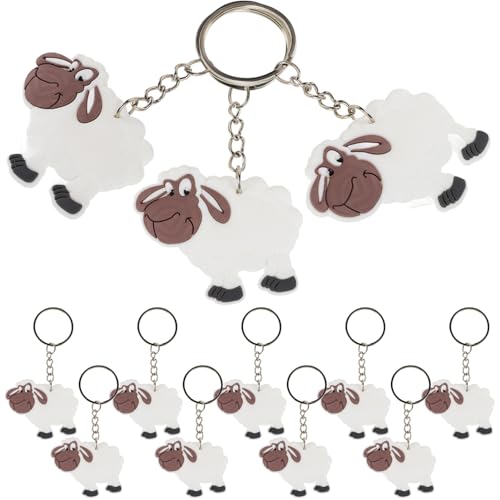 Kisangel 12 Stück Süße Schaf Schlüsselanhänger Anhänger Kawaii Tier Schlüsselbund Charms für Kinderpartys und Dekoration Robust und Ansprechend für Kisangel 12 Stück Süße Schaf Schlüsselanhänger Anhänger Kawaii Tier Schlüsselbund Charms für Kinderpartys und Dekoration Robust und Ansprechend für von Kisangel